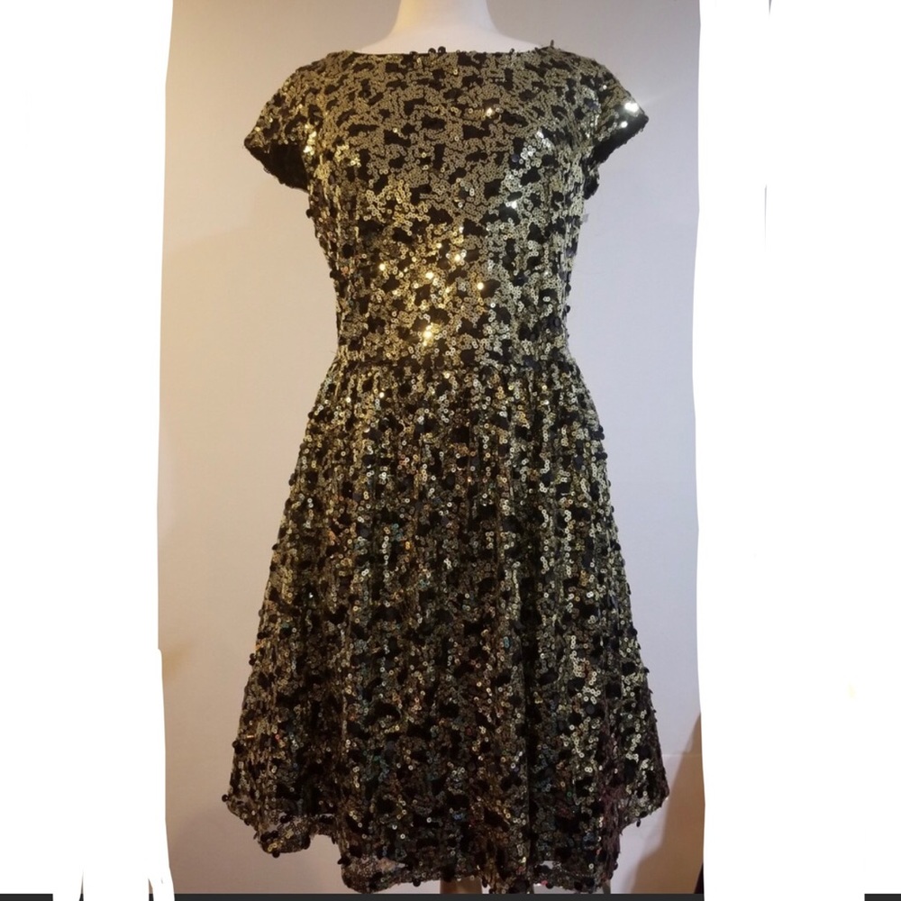 Sequined Audrey Hepburn Inspired Party Dress